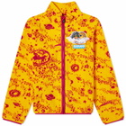 Napapijri Women's x Fiorucci Emin Curly Star Zip Fleece in Yellow