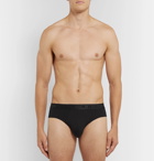 Hugo Boss - Stretch-Cotton Briefs - Men - Black