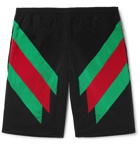 Gucci - Colour-Block Shell Shorts - Men - Black