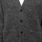 Dries Van Noten Men's Mounia Marl Cardigan in Grey