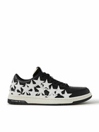 AMIRI - Stars Low Appliquéd Leather Sneakers - Black