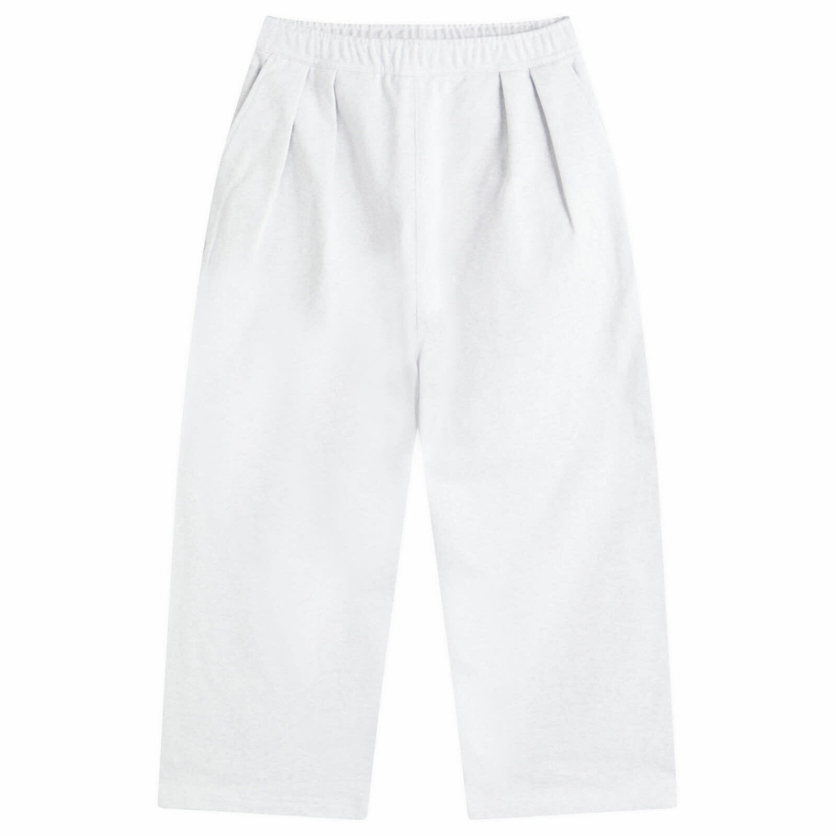 BEAMS Men's Pleated Balloon Sweat Pants in Ash Grey