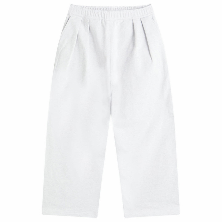 Photo: BEAMS Men's Pleated Balloon Sweat Pants in Ash Grey
