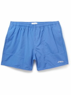 Saturdays NYC - Talley Shorth-Length Embroidered Swim Shorts - Blue