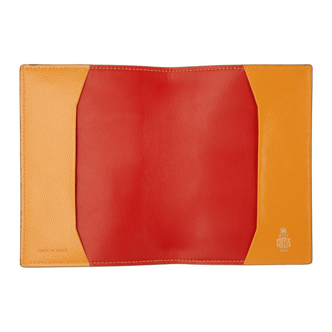 Mark Cross Yellow Passport Holder Mark Cross