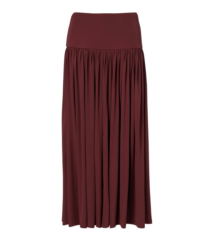 Photo: Aya Muse Gathered jersey maxi skirt