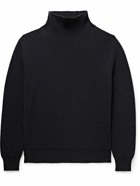The Row - Daniel Ribbed Cashmere Rollneck Sweater - Blue