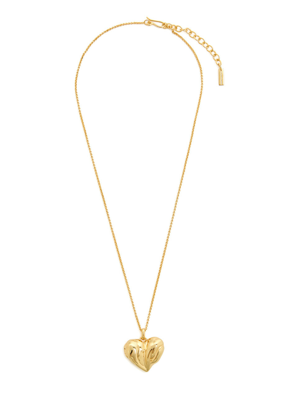 Completedworks Heart 18kt Gold-plated Locket Necklace - One Size
