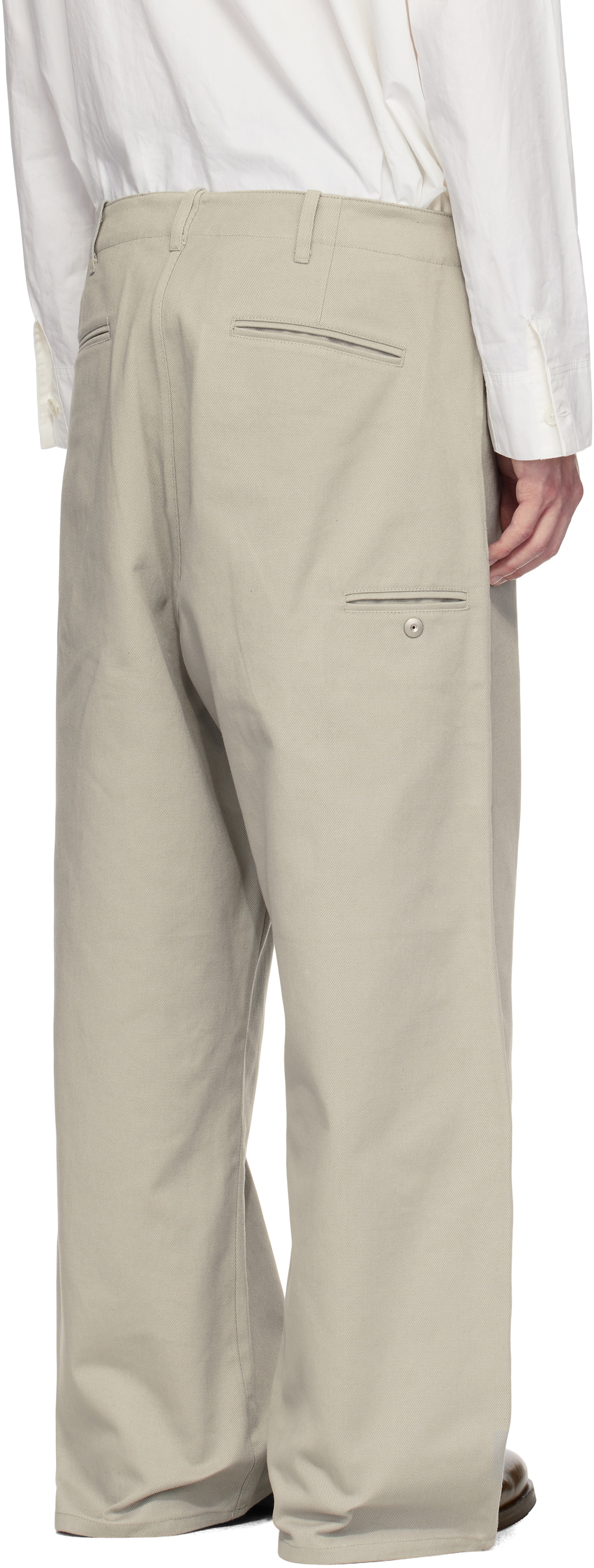 Omar Afridi Gray Trotti Baggy Trousers