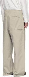 Omar Afridi Gray Trotti Baggy Trousers