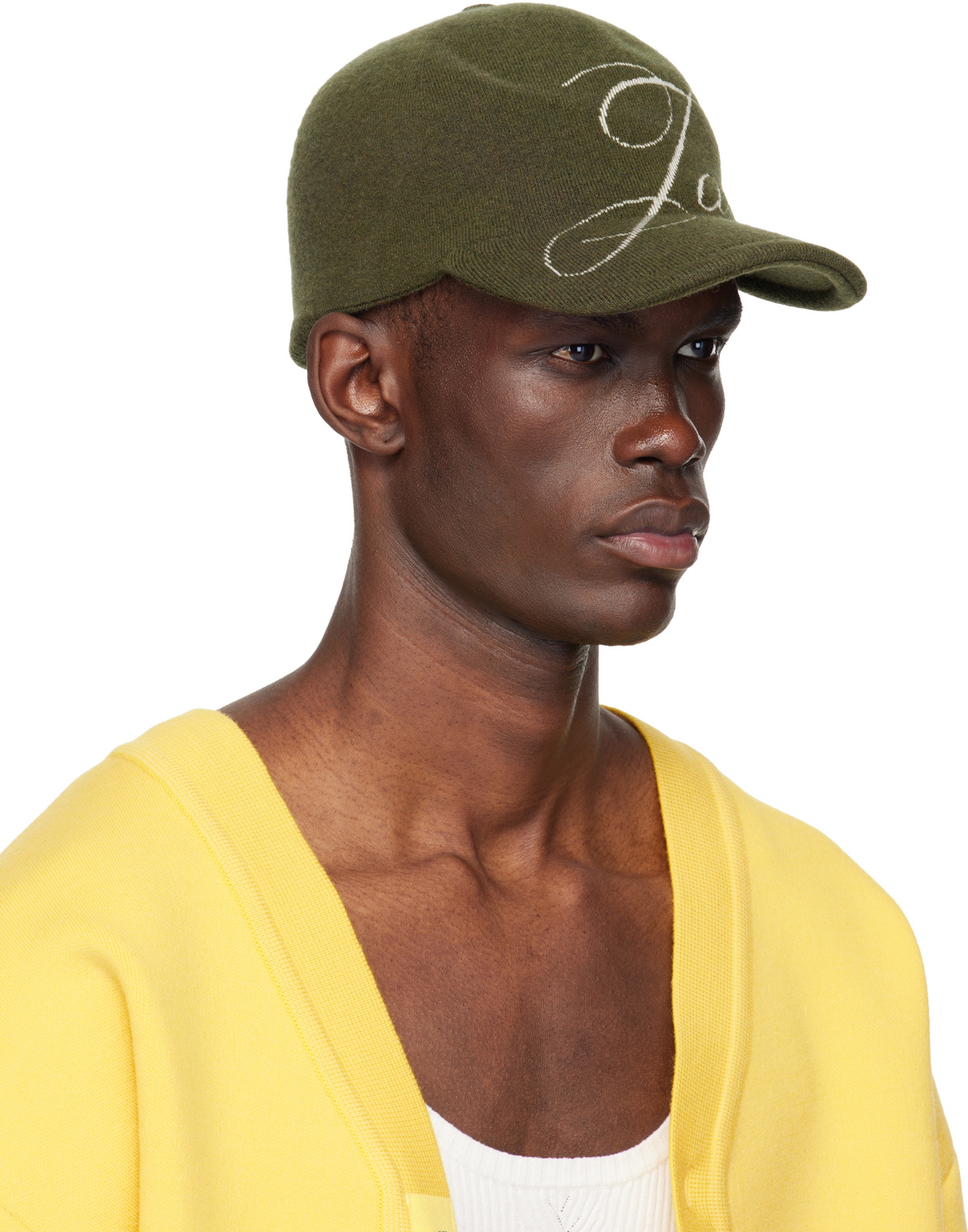 JACQUEMUS Khaki 'The Atelier' Baseball Cap