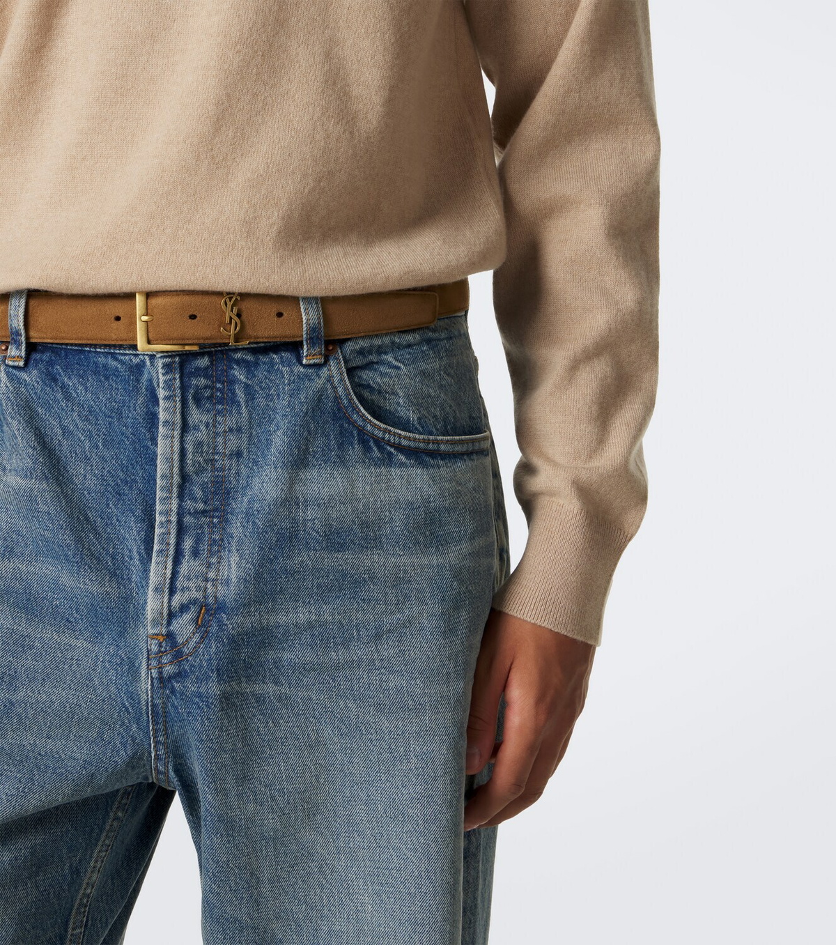 Saint Laurent Cassandre cashmere sweater