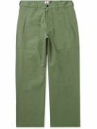 Randy's Garments - Utility Straight-Leg Cotton-Ripstop Trousers - Green