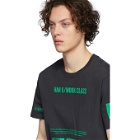 Han Kjobenhavn Black and Green Artwork T-Shirt