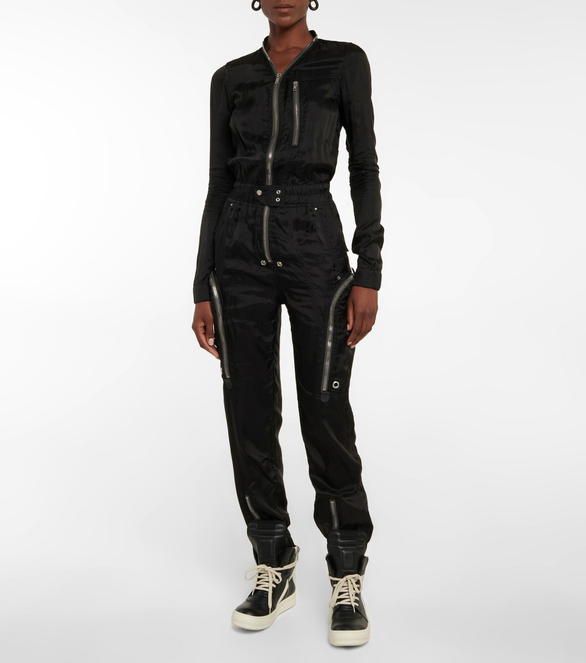 Rick Owens - Geobasket leather high-top sneakers
