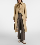 Burberry Terrace leather and suede sneakers