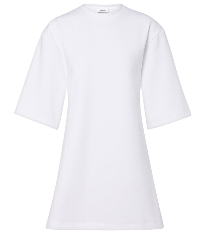 Photo: Wardrobe.NYC Open-back cotton-blend jersey minidress