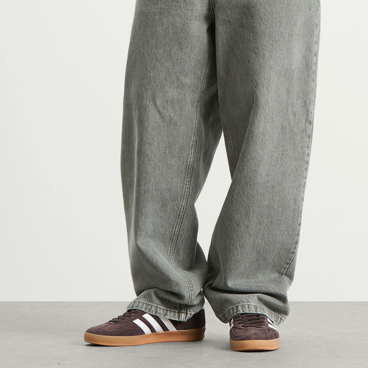 Adidas Gazelle Indoor Sneaker in Aurora Coffee/Core White/Gum