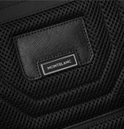Montblanc - Sartorial Jet Cross-Grain Leather-Trimmed Nylon Backpack - Black