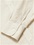 Thom Sweeney - Cutaway-Collar Linen Shirt - Neutrals