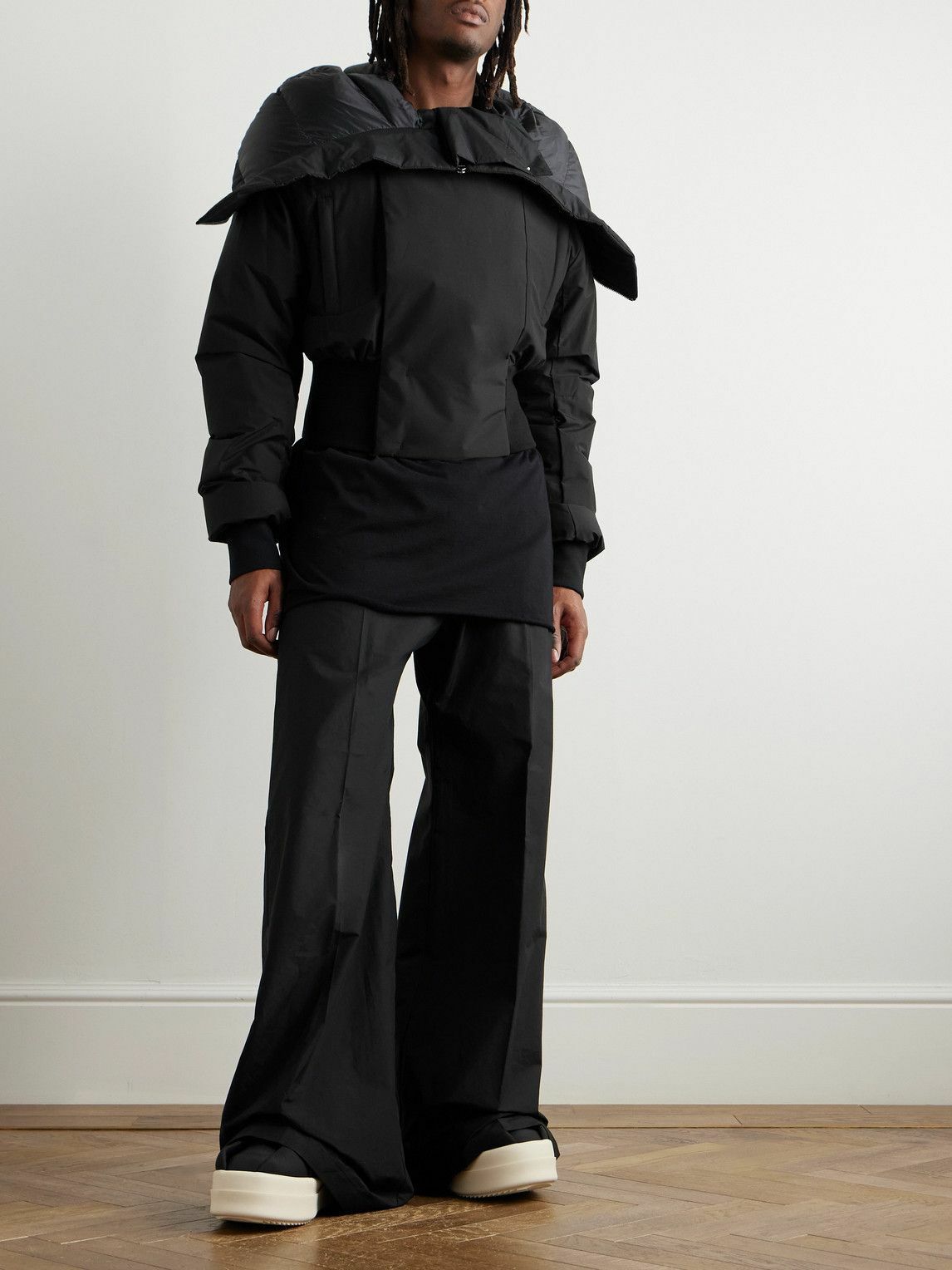 Rick Owens - Moncler Alice Quilted Cotton-Blend Shell Hooded