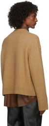 Nanushka Brown Bah Brushed Cardigan