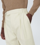 Loro Piana Reinga cotton-blend gabardine pants