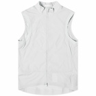 Rapha Men's Pro Team Lightweight Gilet in Silver Gray/White Alyssum