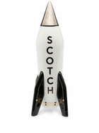 Jonathan Adler White Scotch Rocket Porcelain Decanter