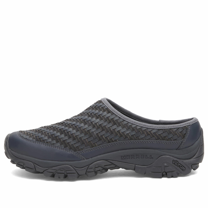 Photo: Merrell Men's 1TRL Moab Slide 2 Leather Woven SE in Comet