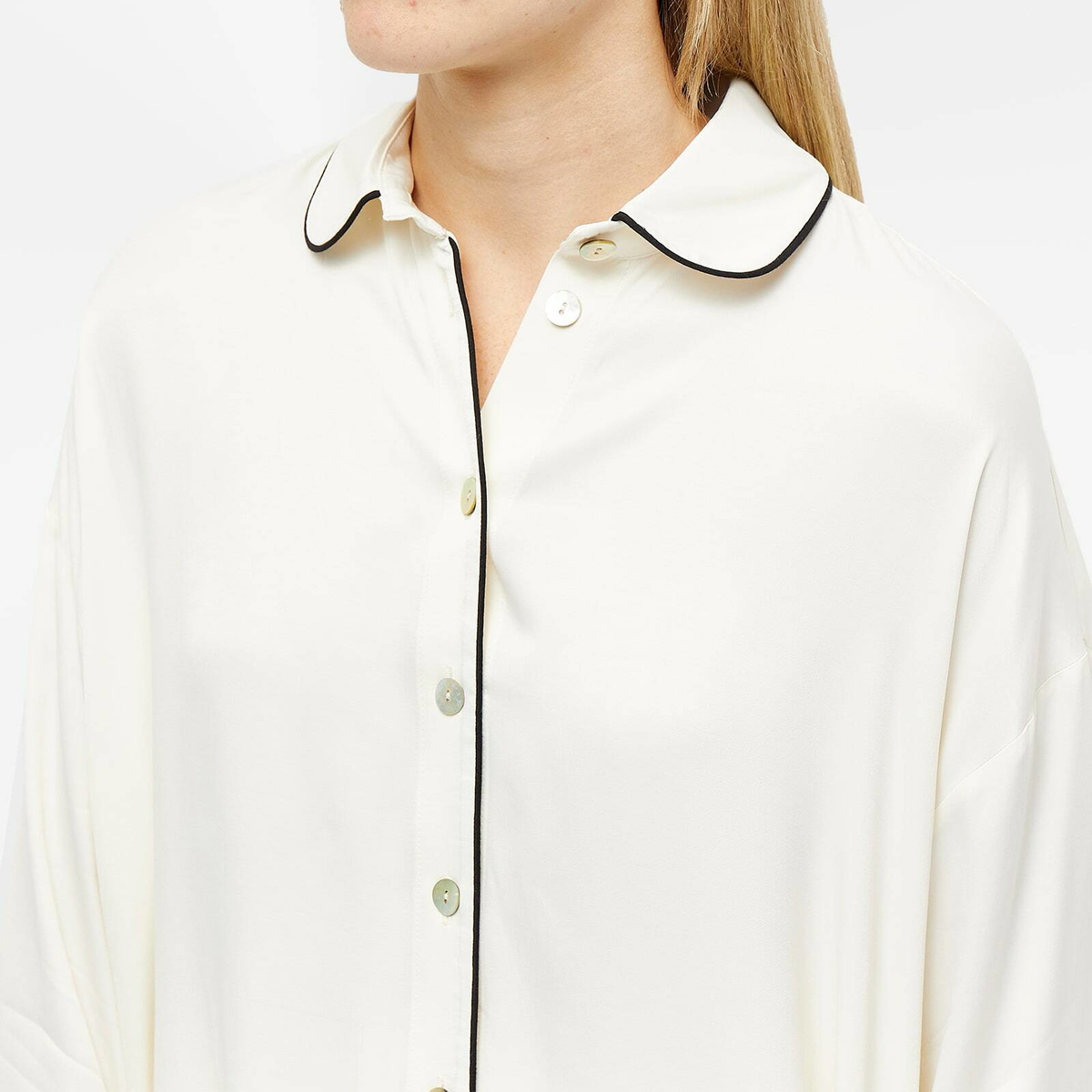 Sleeper Women's Pastelle Oversize Shirt in Beige