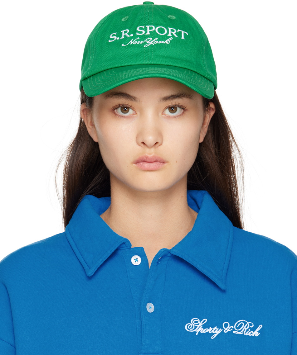 Sporty & Rich Green Wimbledon Cap Sporty & Rich