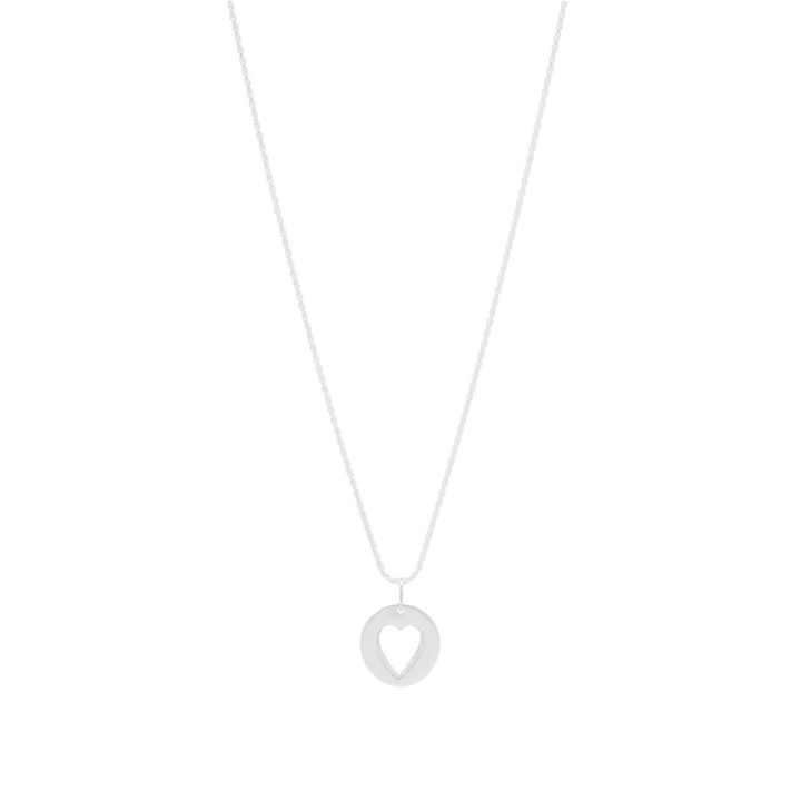 Photo: Bleue Burnham Men's A Good Heart Pendant Necklace in Silver