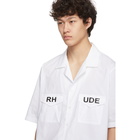 Rhude White Mechanic Shirt