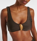 Simkhai Veyra appliqué bikini top