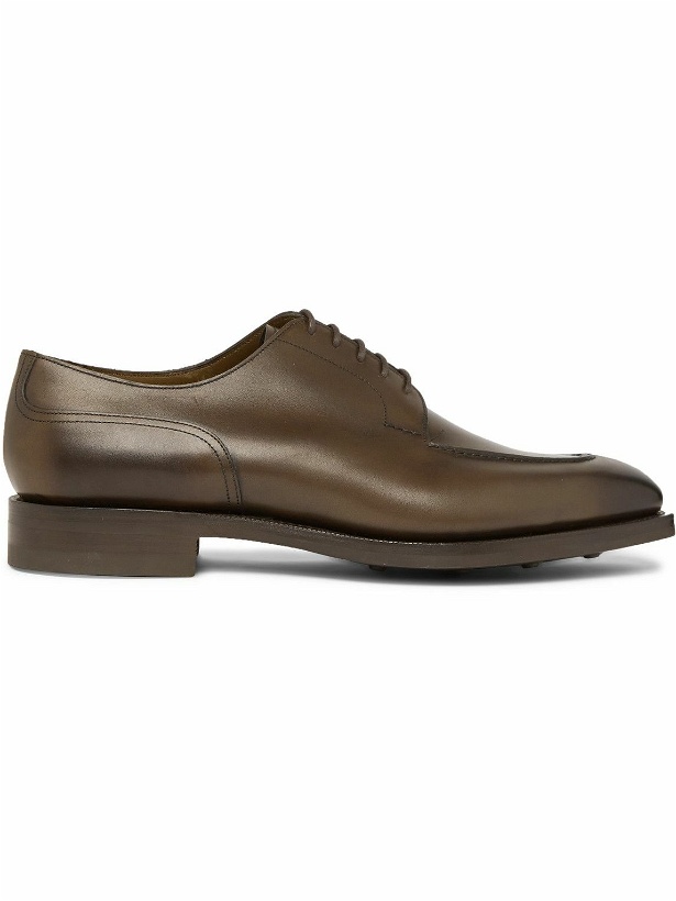 Photo: Edward Green - Dover Leather Derby Shoes - Green