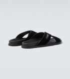 Dolce&Gabbana Logo suede sandals