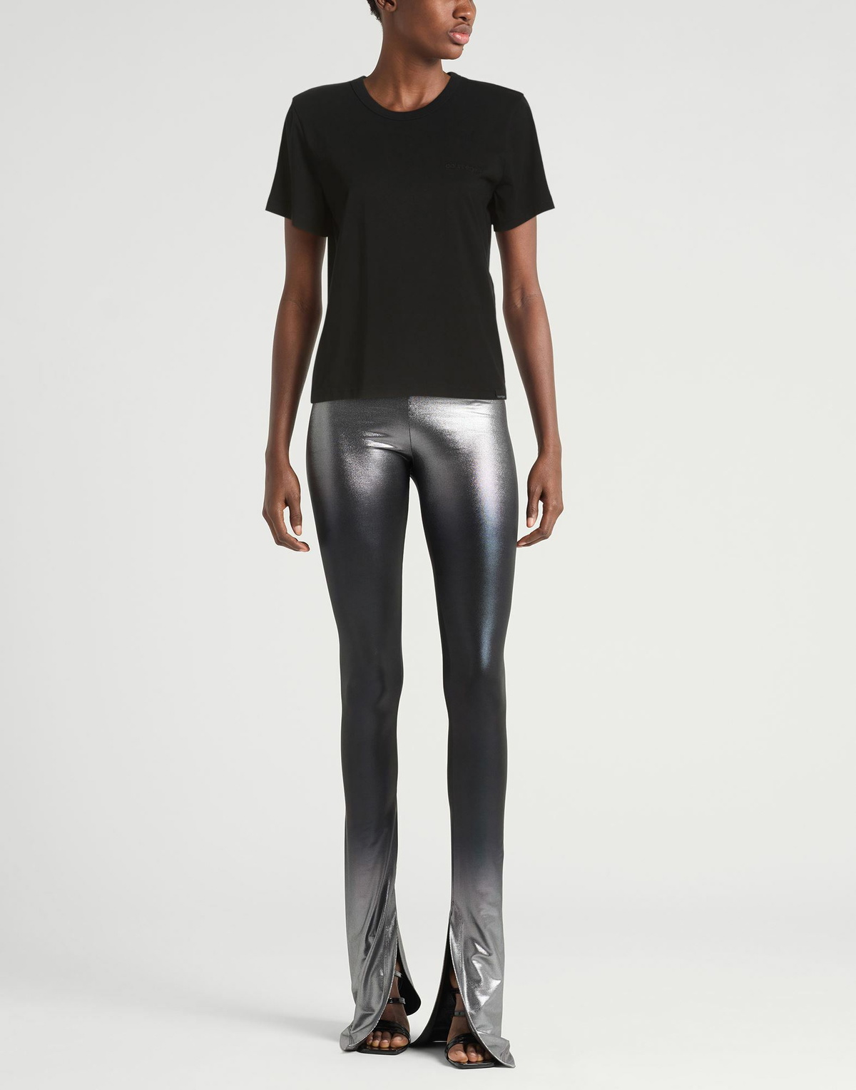 Courrèges Womens T-shirt in Black
