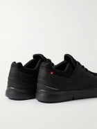 ON - Roger Federer The Roger Advantage Vegan Leather, Mesh and Rubber Tennis Sneakers - Black