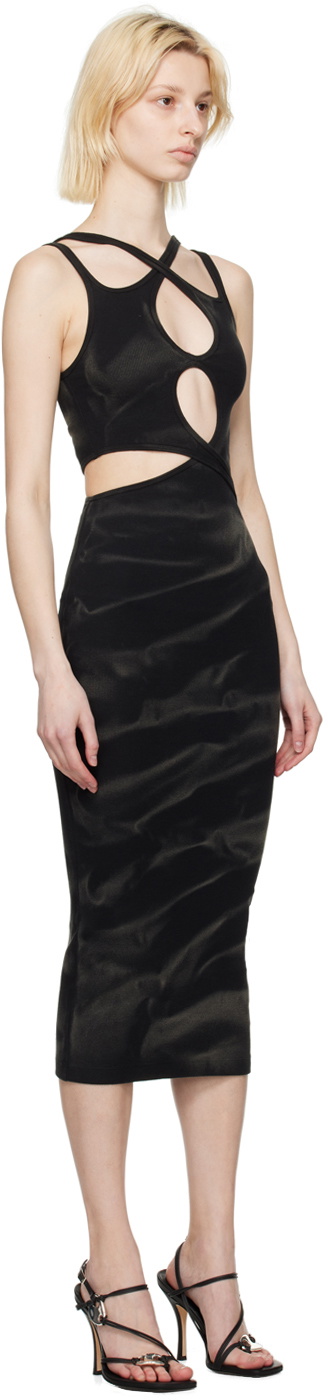 knee length dresses for ladies Y2K Floral Ruffle Midi Dress – The Vintage Twin main image 0