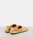 The Row Canal suede slip-on shoes