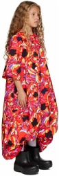 Kika Vargas SSENSE Exclusive Kids Multicolor 'The Shiitake' Dress & Hat Set
