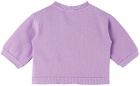 The Campamento Baby Purple Flowers Sweatshirt