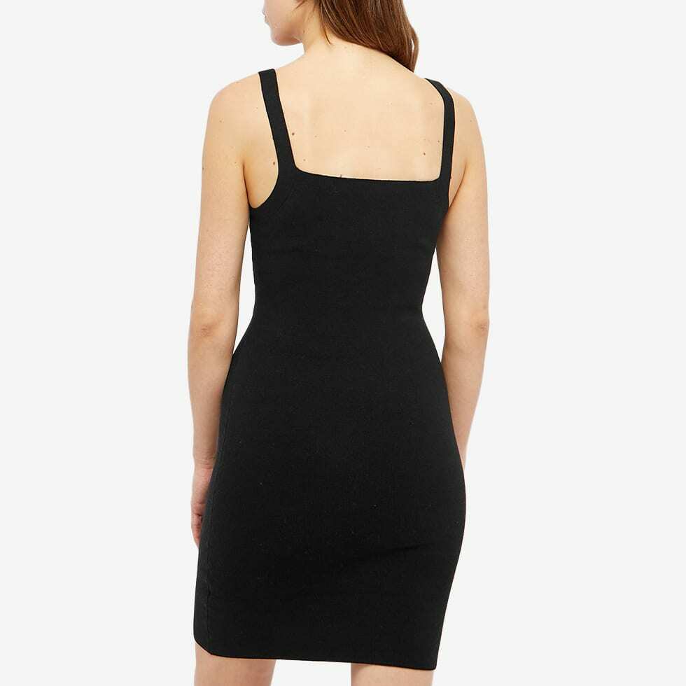John Elliott Women's Silk Cotton Bodycon Dress in Black John Elliott