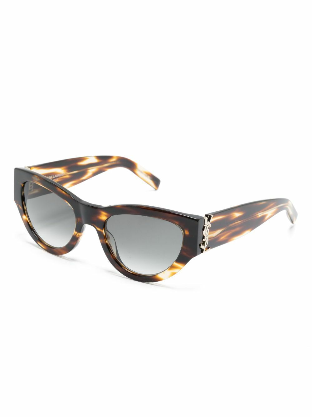 New Saint Laurent Tortoiseshell Cat Eye Sunglasses - Brown Saint Laurent Eyewear Brown Tortoiseshell Cat Eye Sunglasses  main image 4