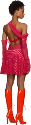 Maximilian Davis Red Nightfall Minidress