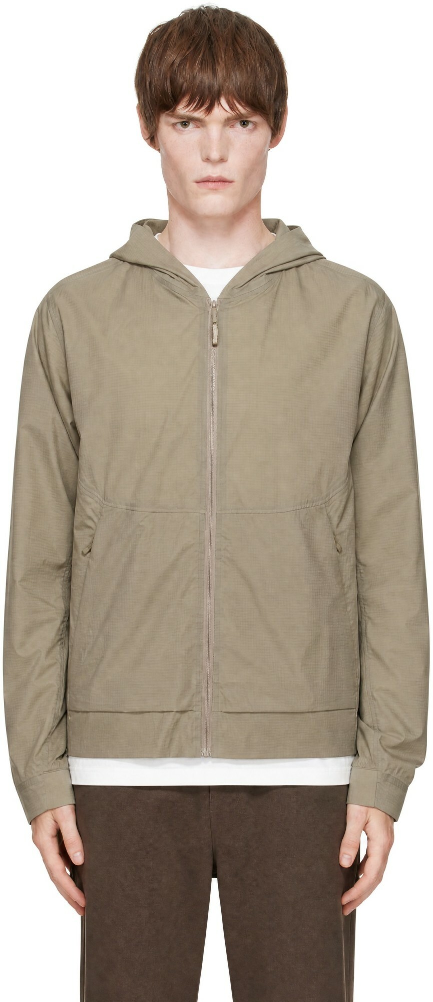 Veilance Taupe Demlo Hoody Jacket
