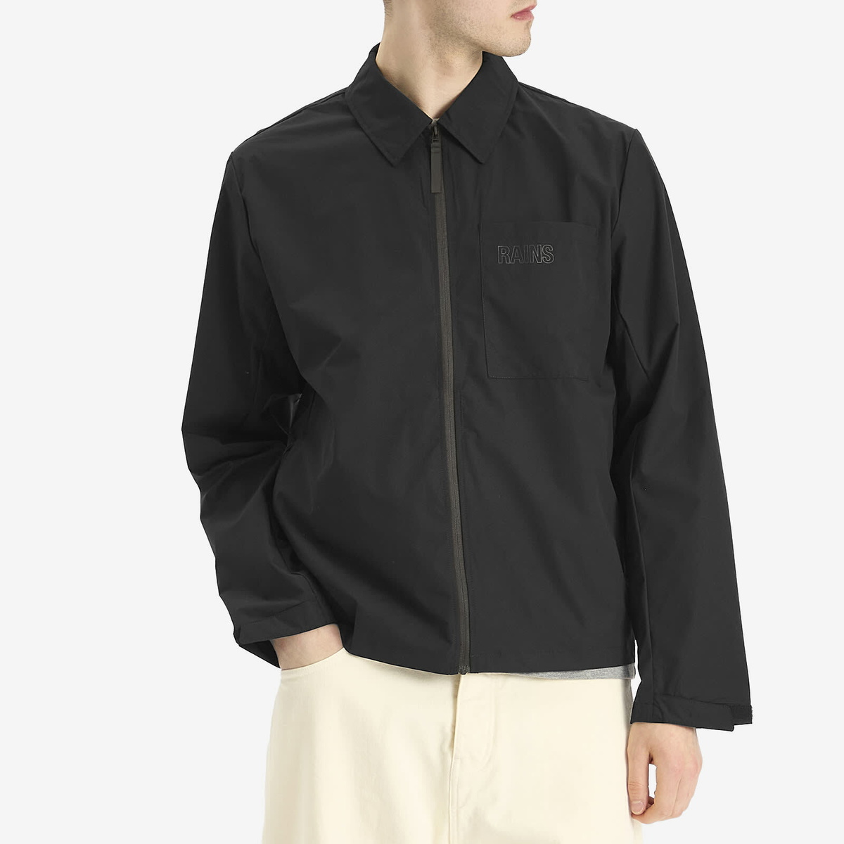 Rains Men's Mito Overshirt in Black
