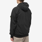 Stone Island Men's Reversible Polartec Hooded Jacket in Black