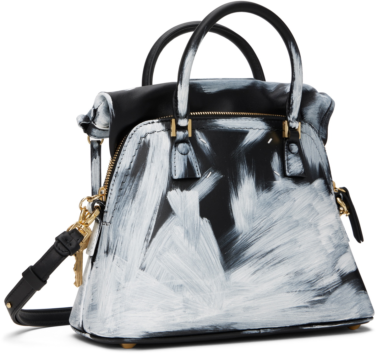 Maison Margiela Black & White 5AC Classique Bianchetto Mini Bag